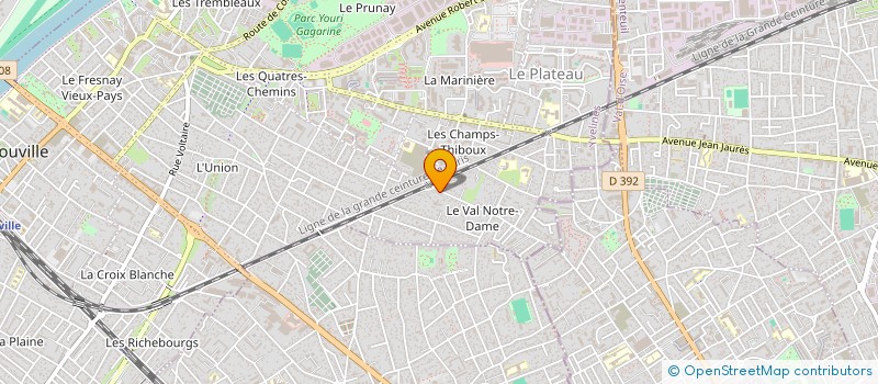 localisation de l'entreprise SCI TAUPIQUEUR  SARTROUVILLE