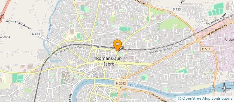 localisation de l'entreprise SCI TAUREAU  ROMANS-SUR-ISERE