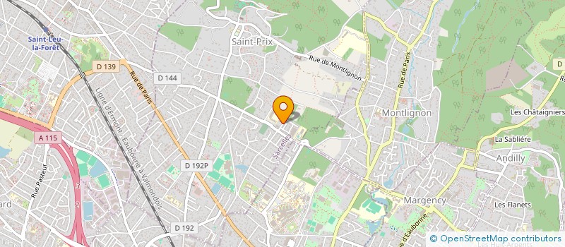 localisation de l'entreprise SCI TAURILLON à SAINT-PRIX