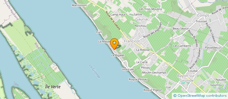 localisation de l'entreprise SCI TAURINES  GAURIAC