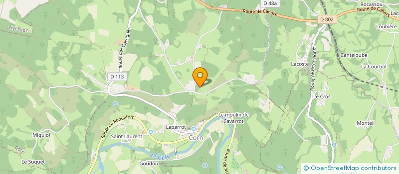 localisation de l'entreprise SCI TAURINES SORET  CORN