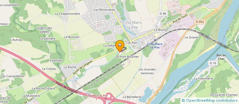 localisation de l'entreprise SCI TAURUS  CINQ-MARS-LA-PILE