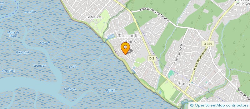 localisation de l'entreprise SCI TAUSSAT BLEUE  LANTON