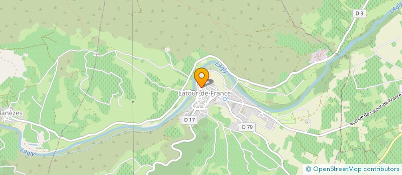 localisation de l'entreprise SCI TAUTAVEL NATURE  LATOUR-DE-FRANCE