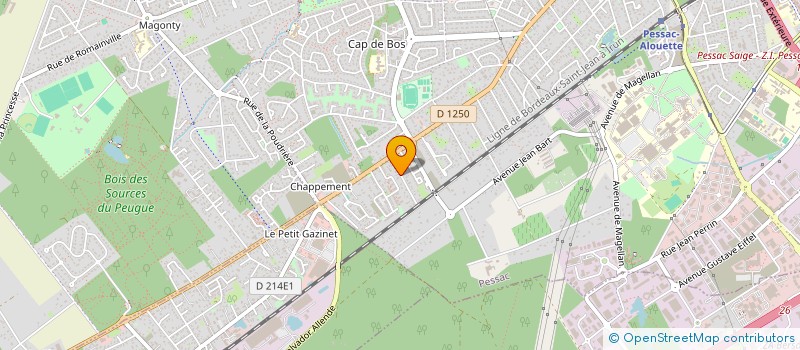 localisation de l'entreprise SCI TAUZIART  PESSAC