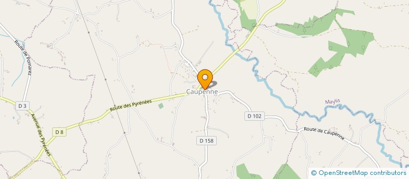 localisation de l'entreprise SCI TAUZIN  LAUREDE