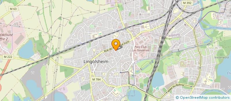 localisation de l'entreprise SCI TAVARES  LINGOLSHEIM