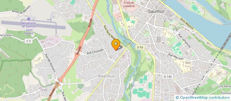 localisation de l'entreprise SCI TAVEAU  SAUMUR