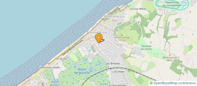 localisation de l'entreprise SCI TAVERNE à BLONVILLE-SUR-MER