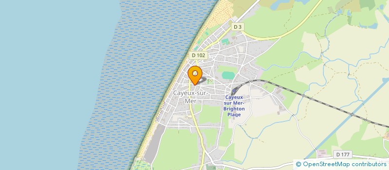 localisation de l'entreprise SCI TAVERNIER à CAYEUX-SUR-MER