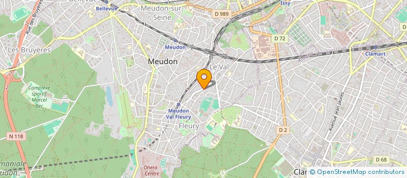 localisation de l'entreprise SCI TAVERNIER DULIN  MEUDON