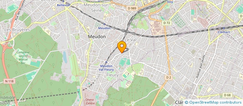 localisation de l'entreprise SCI TAVERNIER MEUDON à MEUDON