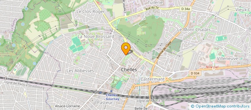 localisation de l'entreprise SCI TAVIAN SAINT-HUBERT à CHELLES