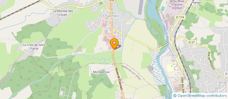 localisation de l'entreprise SCI TAVIE  CHARMEIL