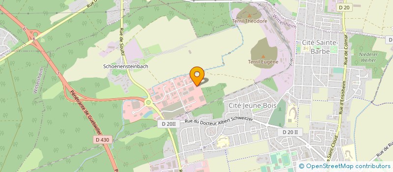 localisation de l'entreprise SCI TAVIO  MULHOUSE