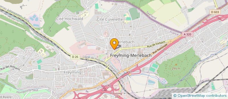 localisation de l'entreprise SCI TAVOILLOT  FREYMING-MERLEBACH