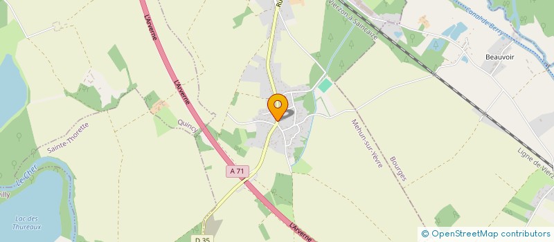 localisation de l'entreprise SCI TAWA  MEHUN-SUR-YEVRE