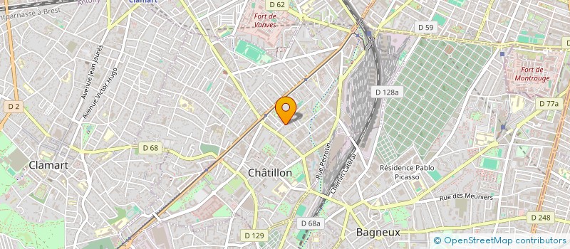 localisation de l'entreprise SCI TAWA  CHATILLON