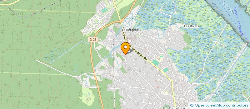 localisation de l'entreprise SCI TAY TAY  LA TREMBLADE