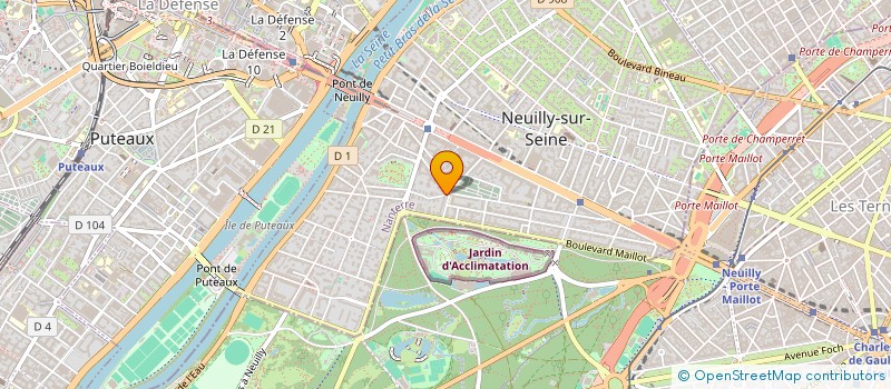 localisation de l'entreprise SCI TAYA à NEUILLY-SUR-SEINE