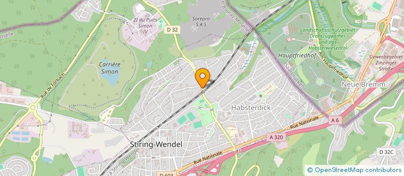 localisation de l'entreprise SCI TAYACA  STIRING-WENDEL