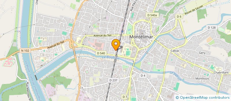localisation de l'entreprise SCI TAYFUN à MONTELIMAR