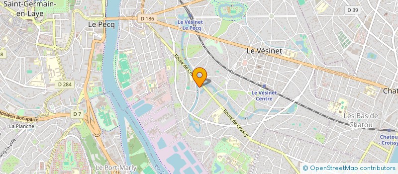 localisation de l'entreprise SCI TAYLOR  LE VESINET