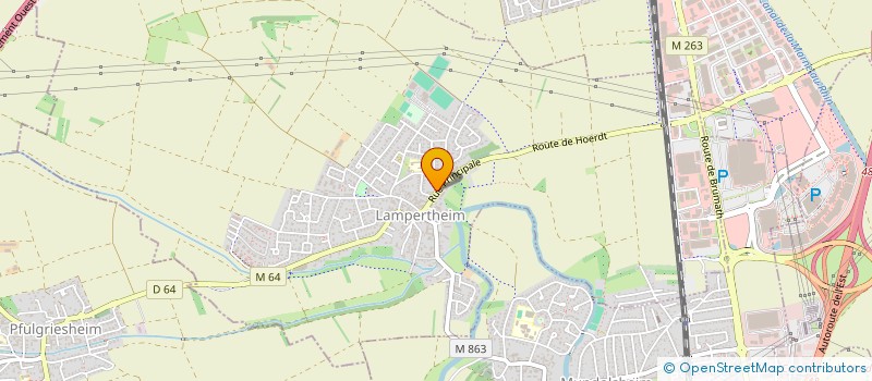 localisation de l'entreprise SCI TAYLOR PARTNERS  LAMPERTHEIM