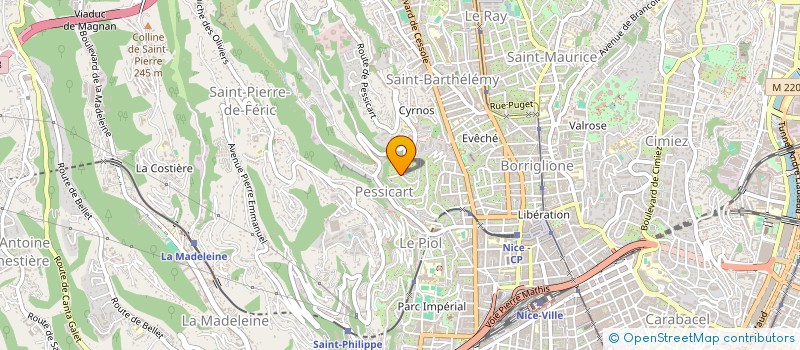 localisation de l'entreprise SCI TAZAM  NICE