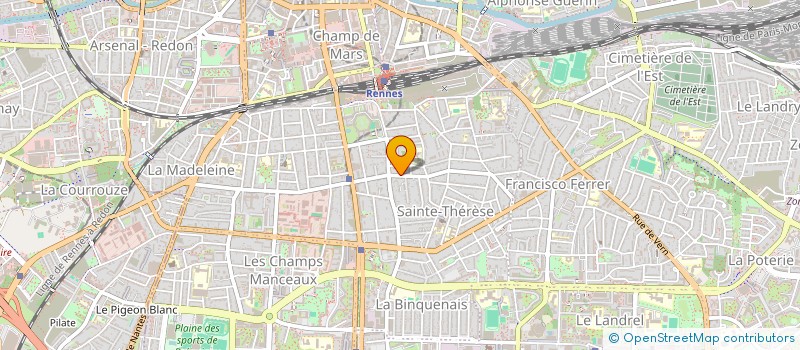 localisation de l'entreprise SCI TAZARTEZ  RENNES