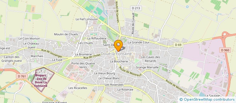 localisation de l'entreprise SCI TB  DOUE-EN-ANJOU