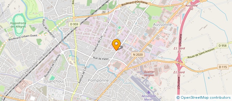 localisation de l'entreprise SCI TB  MONTAUBAN