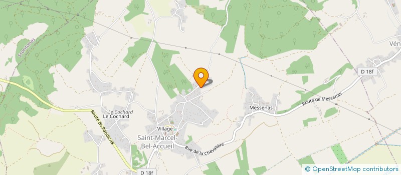 localisation de l'entreprise SCI TB TIXIER  SAINT-MARCEL-BEL-ACCUEIL