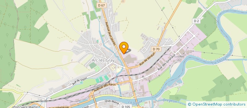 localisation de l'entreprise SCI TB3M  ARC-LES-GRAY