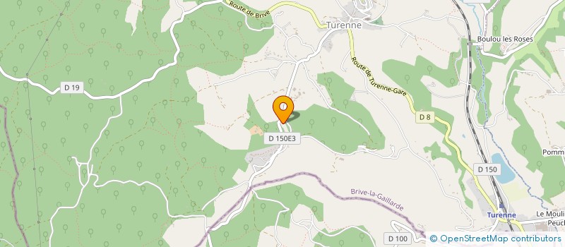 localisation de l'entreprise SCI TBA à TURENNE
