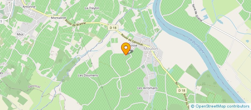 localisation de l'entreprise SCI TBAG  MOULON