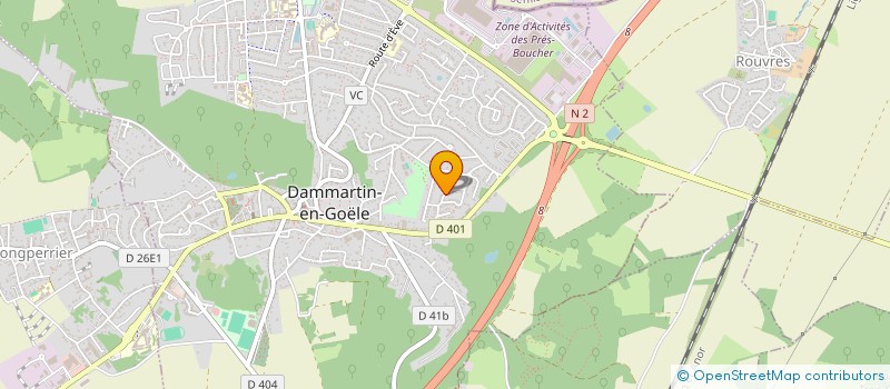 localisation de l'entreprise SCI TBD  COMPANS