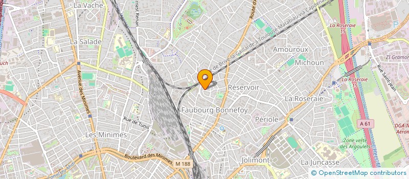 localisation de l'entreprise SCI TBE à TOULOUSE