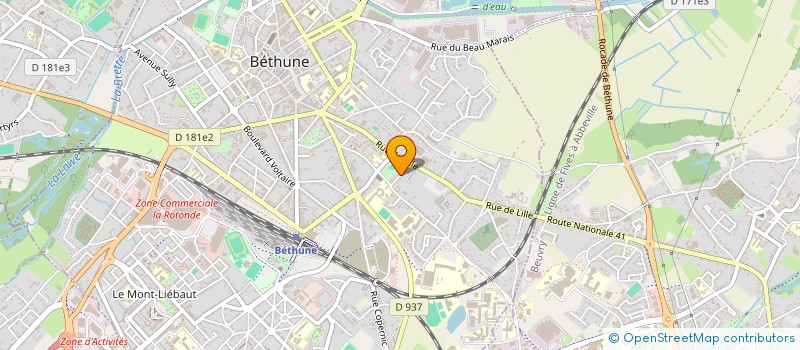 localisation de l'entreprise SCI TBF  CHOCQUES