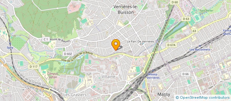 localisation de l'entreprise SCI TBIAF à VERRIERES-LE-BUISSON