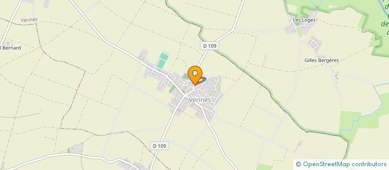 localisation de l'entreprise SCI TBL  VERINES