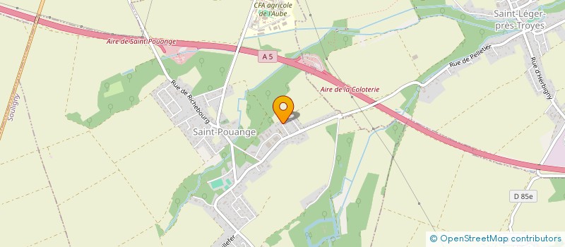 localisation de l'entreprise SCI TBLT  SAINT-POUANGE