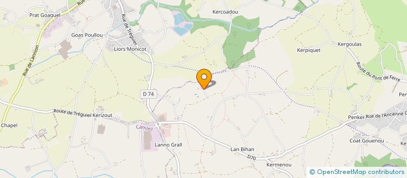 localisation de l'entreprise SCI TBM à PLOUGUIEL