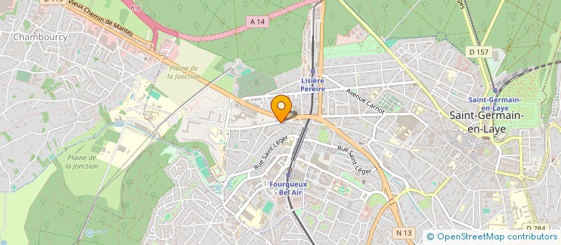 localisation de l'entreprise SCI TBM  SAINT-GERMAIN-EN-LAYE