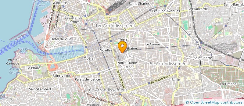 localisation de l'entreprise SCI TBM à MARSEILLE