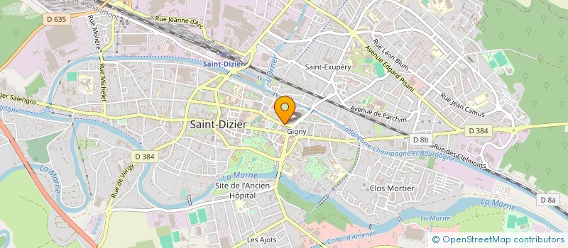 localisation de l'entreprise SCI TBM à SAINT-DIZIER