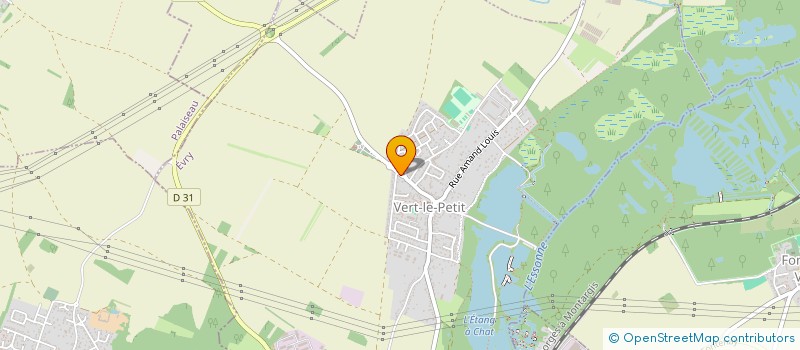 localisation de l'entreprise SCI TBM & ASSOCIES  VERT-LE-PETIT