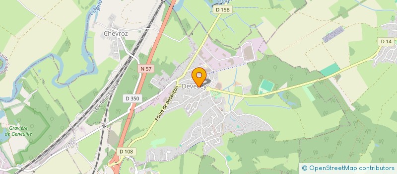 localisation de l'entreprise SCI TBPA  VIEILLEY