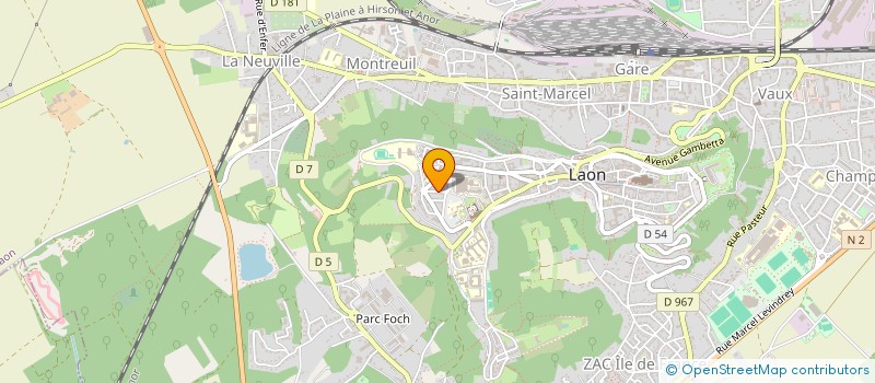 localisation de l'entreprise SCI TBRC à LAON