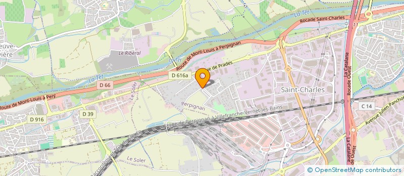 localisation de l'entreprise SCI TBV à PERPIGNAN